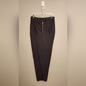 Rick Owens Limo F/W 11 Limo Hobble Grey Maxi Skirt Grey Size 6